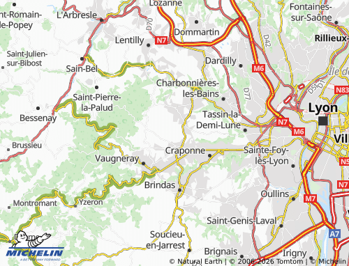Carte MICHELIN La Rapaudière - ViaMichelin