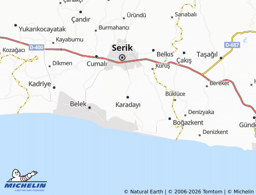 Mappa MICHELIN Karadayı - ViaMichelin