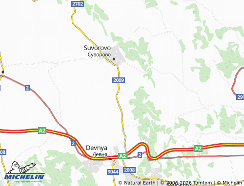MICHELIN Chernevo map - ViaMichelin