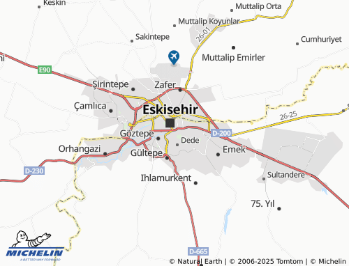 MICHELIN Şarkiye map - ViaMichelin