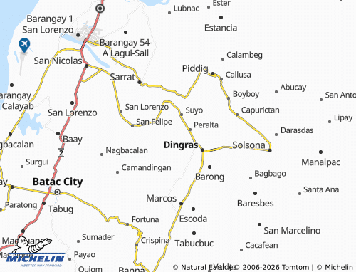 MICHELIN Bacsil map - ViaMichelin