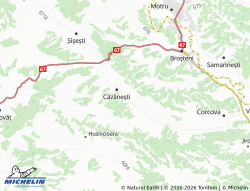 Mappa MICHELIN Jignița - ViaMichelin
