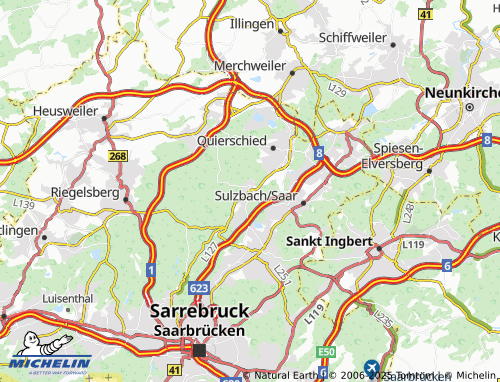 MICHELIN-Landkarte Fischbach - ViaMichelin