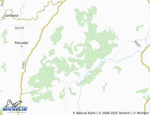 MICHELIN Gwernogle map - ViaMichelin