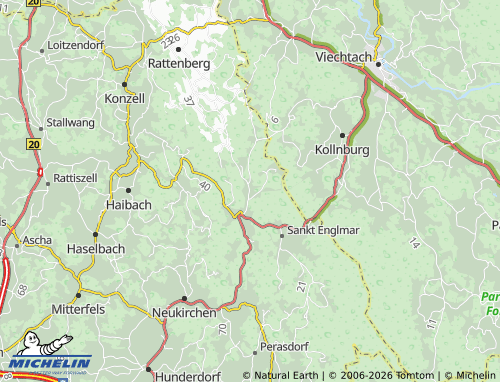 Mapa MICHELIN Klinglbach - ViaMichelin