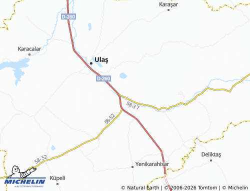 Mapa MICHELIN Tecer - ViaMichelin