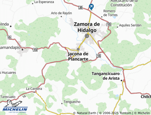 MICHELIN Los Sabinos map - ViaMichelin