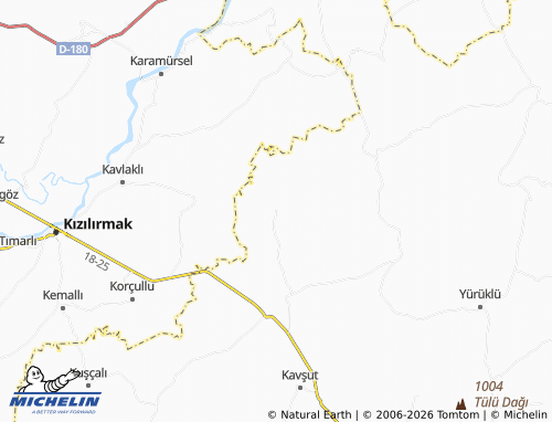 MICHELIN Çayyaka map - ViaMichelin