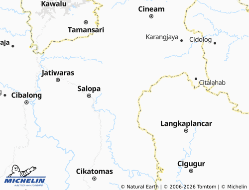MICHELIN-Landkarte Tanjungsari - ViaMichelin