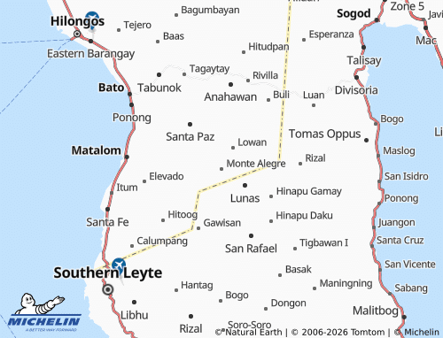 MICHELIN Monte Alegre map - ViaMichelin