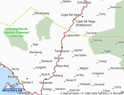 MICHELIN Tarabucan map - ViaMichelin