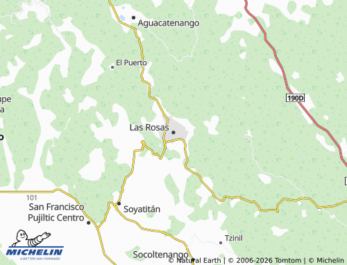 MICHELIN Las Rosas map - ViaMichelin