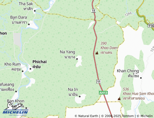 MICHELIN Na Yang map - ViaMichelin