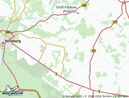 MICHELIN Krampfer map - ViaMichelin
