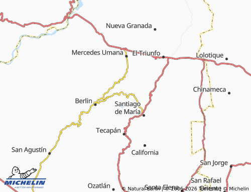 Mapa MICHELIN Alegría - ViaMichelin