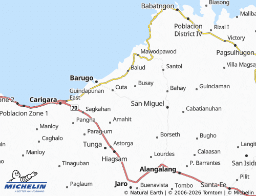 Mappa MICHELIN San Roque - ViaMichelin