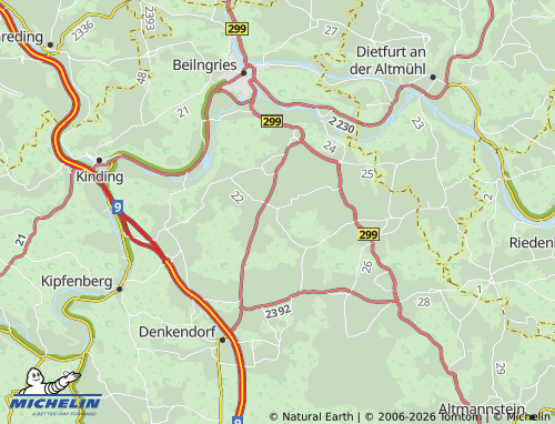 Mapa MICHELIN Aschbuch - ViaMichelin
