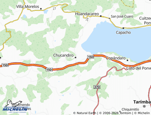 MICHELIN-Landkarte Chucandiro - ViaMichelin