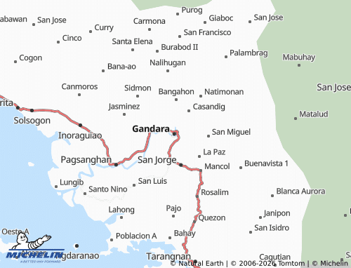 MICHELIN Catorse De Agosto map - ViaMichelin