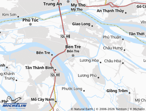 Mappa MICHELIN Ben Tre - ViaMichelin