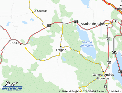 Carte MICHELIN Estipac - ViaMichelin