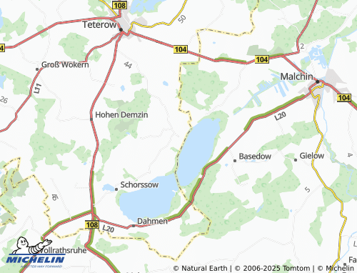 MICHELIN-Landkarte Bristow - ViaMichelin