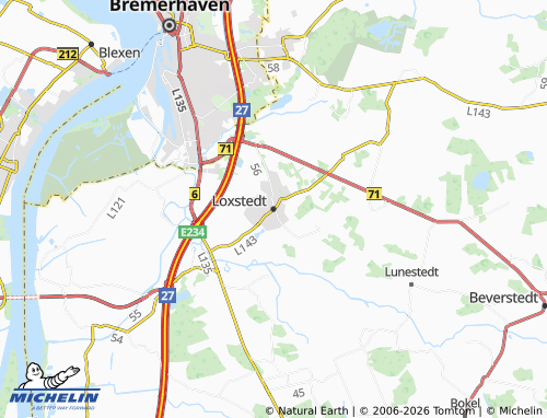 MICHELIN Loxstedt map - ViaMichelin