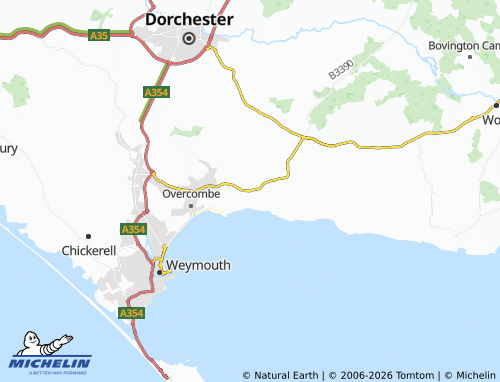 Carte MICHELIN Osmington - ViaMichelin