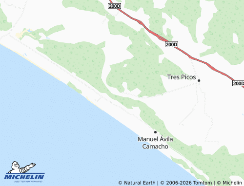 Mappa MICHELIN Morelos, Estación Mojarras - ViaMichelin