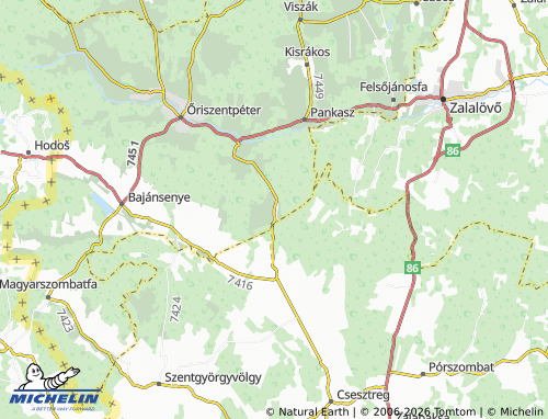 Mapa MICHELIN Szatta - ViaMichelin