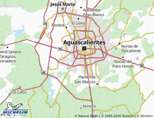 MICHELIN Versalles Segunda Sección map - ViaMichelin