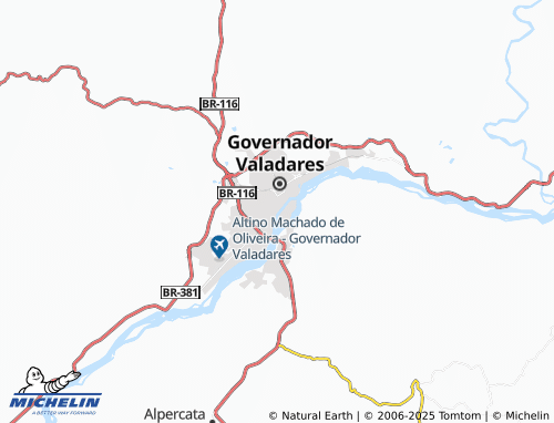 MICHELIN Santa Terezinha map - ViaMichelin
