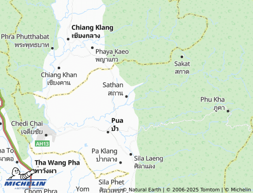 MICHELIN Sathan map - ViaMichelin