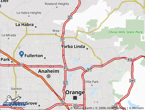 Mappa MICHELIN Placentia - ViaMichelin