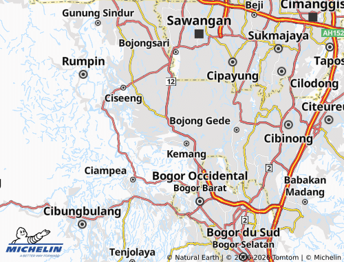 MICHELIN Pondok Udik map - ViaMichelin