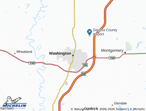 Carte MICHELIN Washington - ViaMichelin