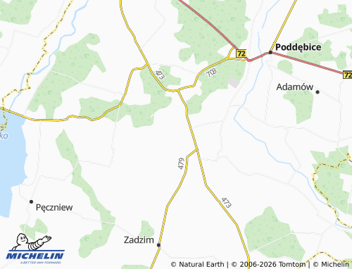 MICHELIN Wyrębów map - ViaMichelin