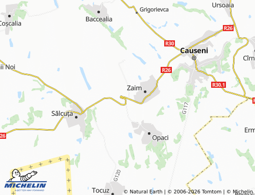 MICHELIN Stația de Cale Ferată Zaim map - ViaMichelin