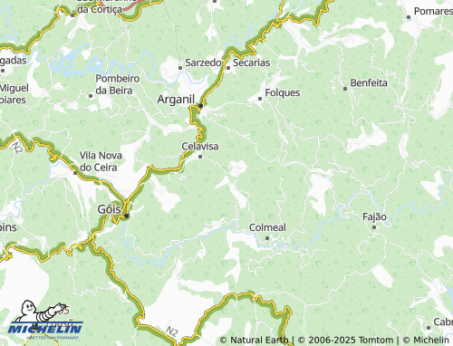 MICHELIN-Landkarte Linhares - ViaMichelin