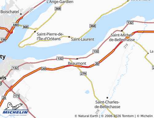 MICHELIN Beaumont map - ViaMichelin