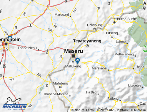 Carte MICHELIN Maseru - ViaMichelin