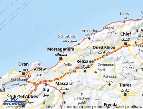 Mappa MICHELIN Ayn Tadils - ViaMichelin