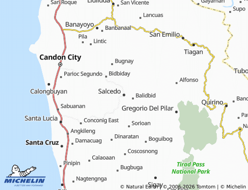 MICHELIN Salcedo map - ViaMichelin