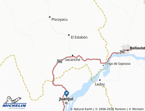 Mappa MICHELIN Sacanche - ViaMichelin