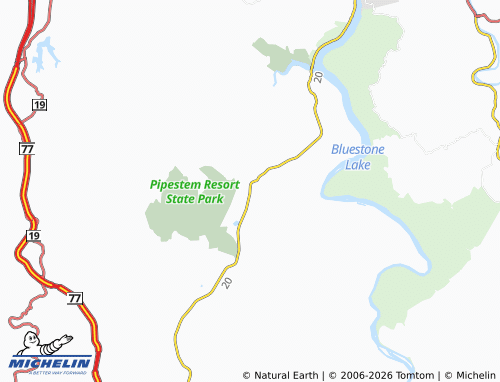 Mapa MICHELIN Bluestone River - ViaMichelin