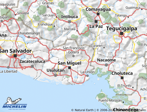 Carte MICHELIN Morazán - ViaMichelin