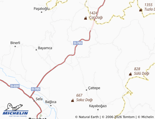 Mappa MICHELIN Hamzalı - ViaMichelin