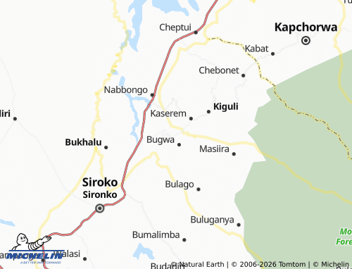 Mapa MICHELIN Buligenyi - ViaMichelin