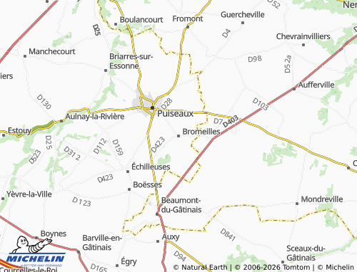 Carte MICHELIN Bromeilles - ViaMichelin