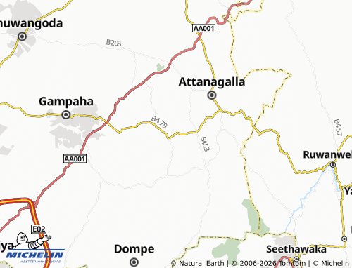 Mappa MICHELIN Galboda - ViaMichelin